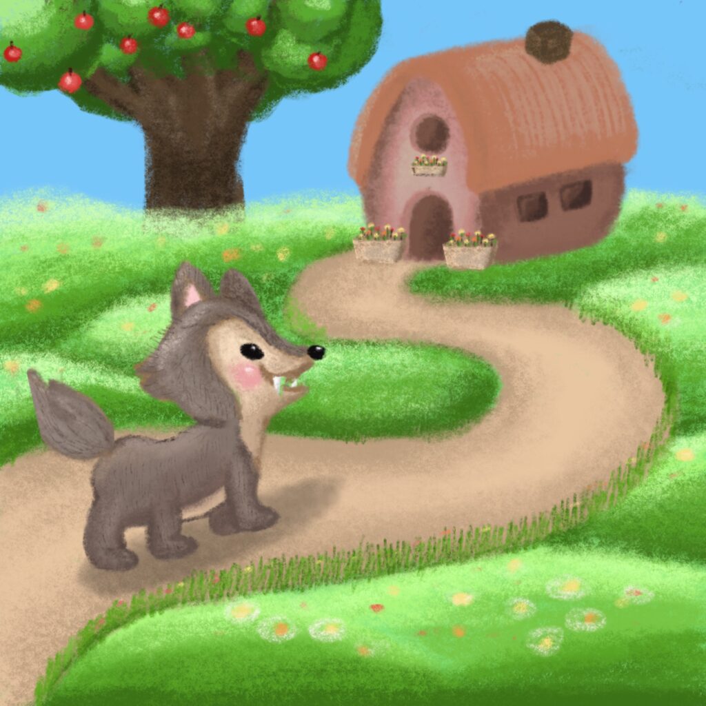 the wolf goes to grandma's house