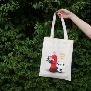 Alternative view of Moji & Maki Postbox Canvas Tote Bag
