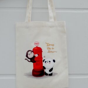 Moji & Maki Postbox Canvas Tote Bag